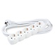 Modee Lighting Stekkerdoos 5-voudig - Wit - Lengte snoer optioneel Modee Lighting Stekkerdoos 5-voudig - Wit - Lengte snoer optioneel