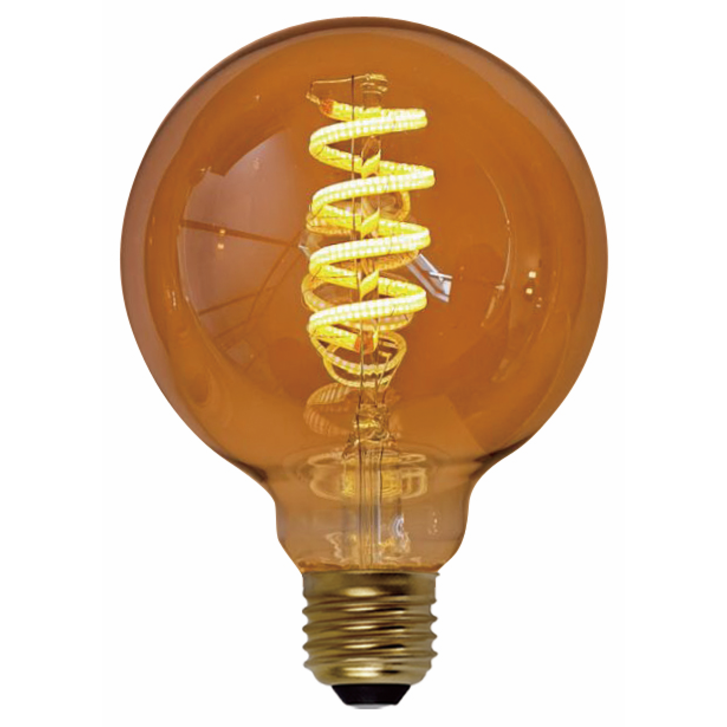 Lucide G125 - Ampoule filament - Ø 12,5 cm - LED Dim. - E27 - 1x4,9W 2700K  - Transparent