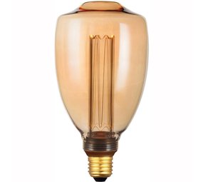 Freelight LED Lamp E27 - 5W - Gold - 9x17cm - 1800K - 3 standen Freelight LED Lamp E27 - 5W - Gold - 9x17cm - 1800K - 3 standen