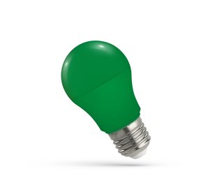 Spectrum LED lamp E27 - A50 - 5W vervangt 50W - Groen licht Spectrum LED lamp E27 - A50 - 5W vervangt 50W - Groen licht