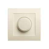 Tradim Afdekplaatje TRADIM - Voor dimmer - Incl. knop - Creme