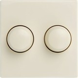 Tradim Inlegplaatje duo MERTEN - Voor dimmer - Incl. knoppen - Creme Tradim Inlegplaatje duo MERTEN - Voor dimmer - Incl. knoppen - Creme