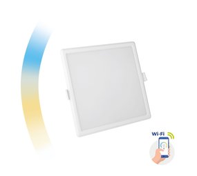 Spectrum Smart WiFi LED - dimbare inbouwspot 12W vierkant - CCT 3000K-6500K - Bediening met de App Spectrum Smart WiFi LED - dimbare inbouwspot 12W vierkant - CCT 3000K-6500K - Bediening met de App