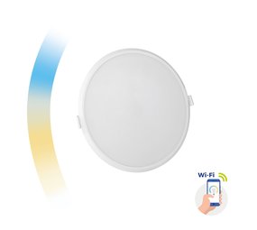 Spectrum Smart WiFi LED - dimbare inbouwspot 22W - CCT 3000K-6500K - Bediening met de App Spectrum Smart WiFi LED - dimbare inbouwspot 22W - CCT 3000K-6500K - Bediening met de App
