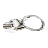 Spectrum LED Paneel Ophangset - 4x Staalkabel 1m - Zilver | Zelfstellend
