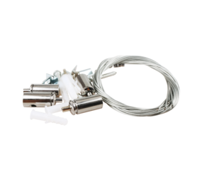 Spectrum LED Paneel Ophangset - 4x Staalkabel 1m - Zilver | Zelfstellend Spectrum LED Paneel Ophangset - 4x Staalkabel 1m - Zilver | Zelfstellend