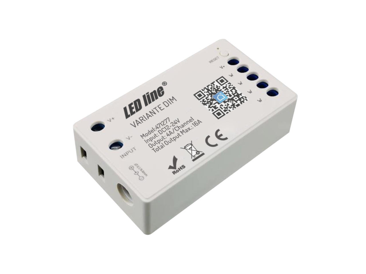 LED Line LED Controller WiFi - 12V/24V DC - Dimbaar LED Line LED Controller WiFi - 12V/24V DC - Dimbaar