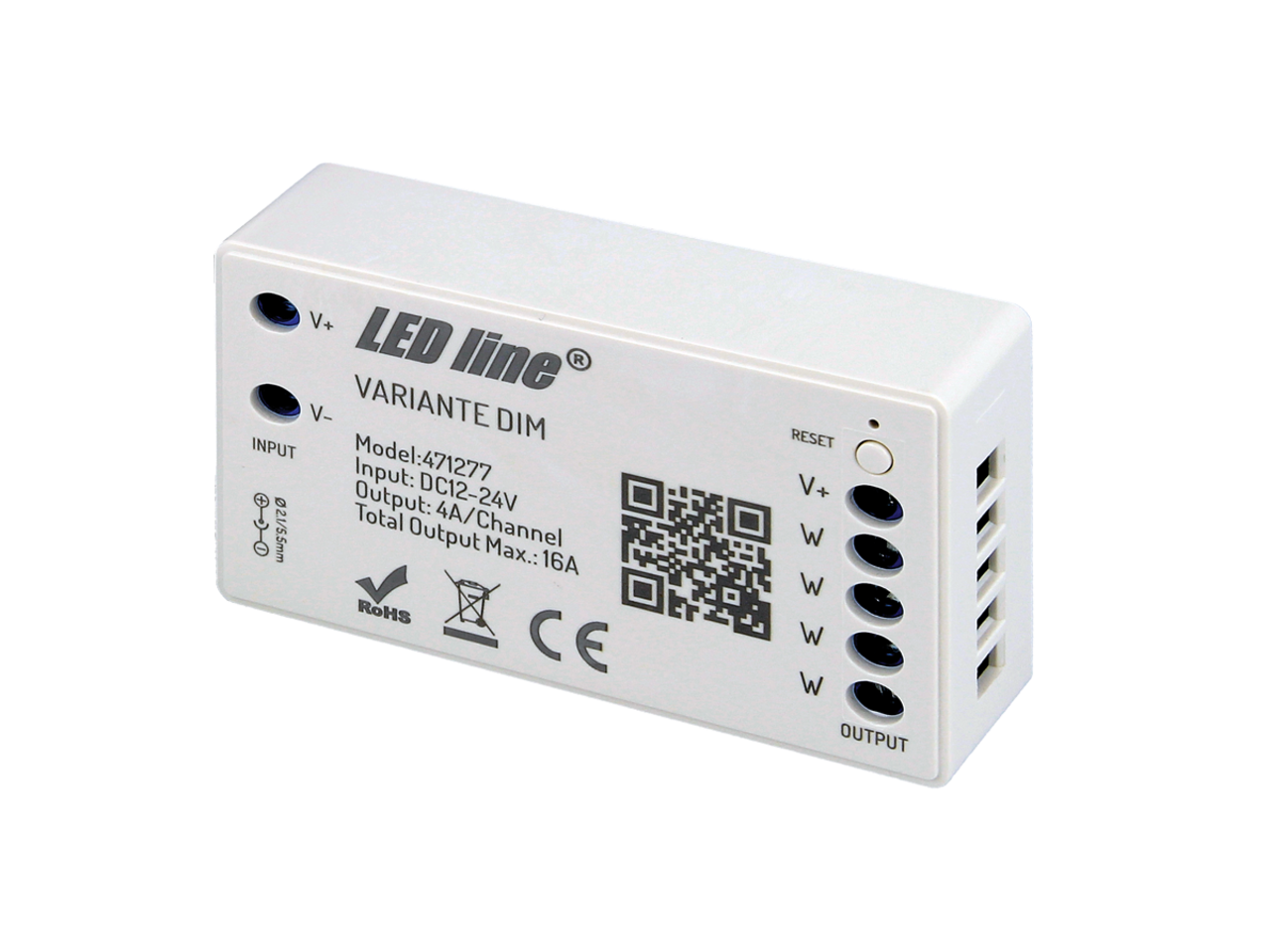 LED Line LED Controller WiFi - 12V/24V DC - Dimbaar LED Line LED Controller WiFi - 12V/24V DC - Dimbaar