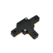 LCB 1-Fase Spanningsrail – 3-voudig splitter – Zwart