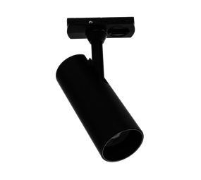 1 1-Fase Railspot - 10W 750lm DIM - 2700K 827 - Aluminium - Zwart