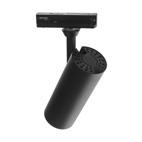 LCB 1-Fase Railspot - 10W 750lm DIM - 2700K 827 - Aluminium - Zwart