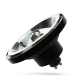 Spectrum LED GU10 AR111 - 10W - 3000K warm wit licht - 20° lichtspreiding - Zwart Spectrum LED GU10 AR111 - 10W - 3000K warm wit licht - 20° lichtspreiding - Zwart