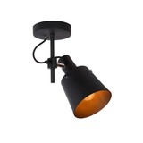 Lucide OP=OP QUINNY - Plafondspot - 1xE27 - Zwart Lucide OP=OP QUINNY - Plafondspot - 1xE27 - Zwart