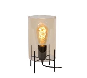 Lucide STEFFIE - Tafellamp - Ø 15 cm - 1xE27 - Amber Lucide STEFFIE - Tafellamp - Ø 15 cm - 1xE27 - Amber