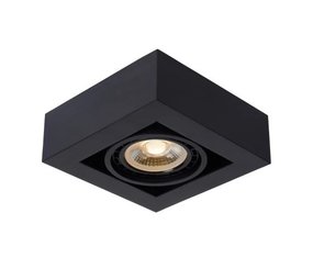 Lucide ZEFIX - Plafondspot - LED Dim to warm - GU10 - 1x12W 2200K/3000K - Zwart Lucide ZEFIX - Plafondspot - LED Dim to warm - GU10 - 1x12W 2200K/3000K - Zwart
