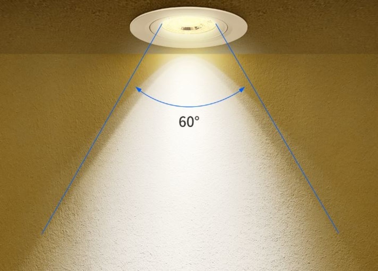 LCB LED inbouwspot Dimbaar - 5W vervangt 50W - 3000K warm wit licht - Kantelbaar Zwart LCB LED inbouwspot Dimbaar - 5W vervangt 50W - 3000K warm wit licht - Kantelbaar Zwart