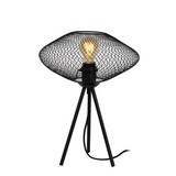 Lucide MESH - Tafellamp - Ø 30 cm - 1xE27 - Zwart Lucide MESH - Tafellamp - Ø 30 cm - 1xE27 - Zwart