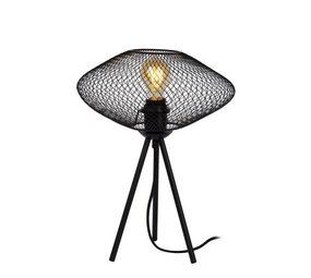 Lucide MESH - Tafellamp - Ø 30 cm - 1xE27 - Zwart Lucide MESH - Tafellamp - Ø 30 cm - 1xE27 - Zwart