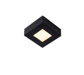 Lucide LED Plafonnière Badkamer - Dimbaar - 1x8W - 3000K - IP44 - Zwart Lucide LED Plafonnière Badkamer - Dimbaar - 1x8W - 3000K - IP44 - Zwart