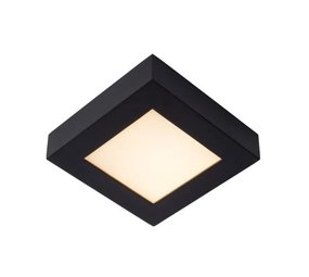 Lucide LED Plafonnière Badkamer - Dimbaar - 1x15W - 3000K - IP44 - Zwart Lucide LED Plafonnière Badkamer - Dimbaar - 1x15W - 3000K - IP44 - Zwart