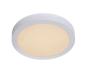 Lucide BRICE-LED - Plafonnière Badkamer - Ø 30 cm - LED Dimb. - 1x30W 3000K - IP44 - Wit Lucide BRICE-LED - Plafonnière Badkamer - Ø 30 cm - LED Dimb. - 1x30W 3000K - IP44 - Wit