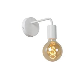 Lucide OP=OP SCOTT Wandlamp-Wit-1xE27-40W-Metaal Lucide OP=OP SCOTT Wandlamp-Wit-1xE27-40W-Metaal