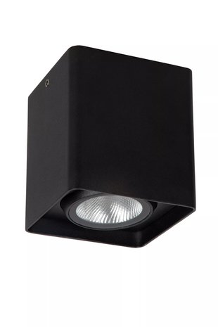 Lucide Lucide LEEDS - Plafonnière Buiten - LED - 1x9W 2700K - IP54 - Zwart