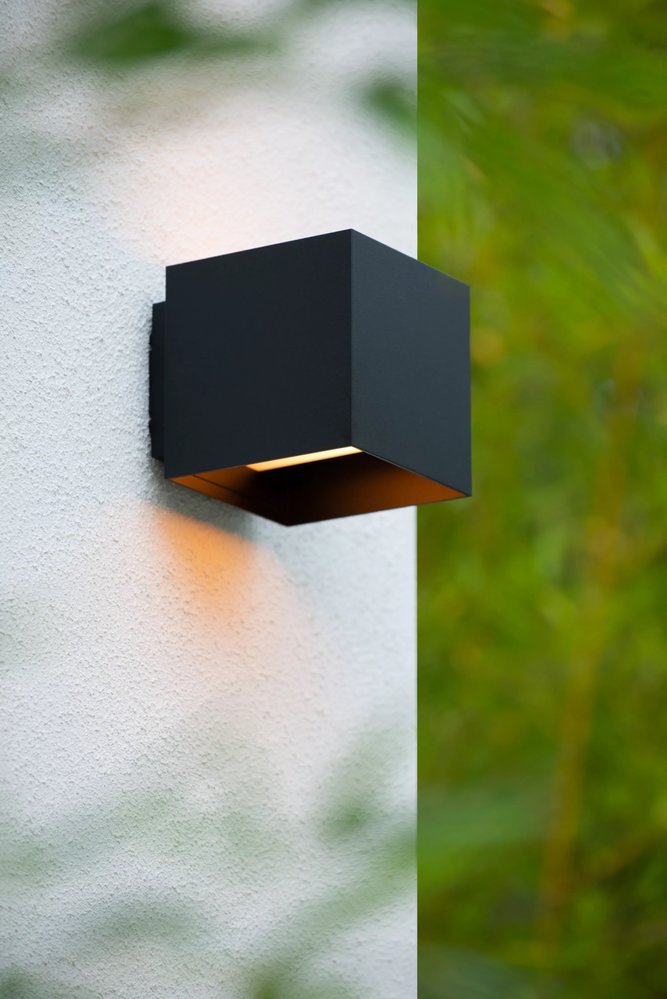Lucide EXETER - Wandlamp Buiten - 1xE27 - IP54 - Zwart Lucide EXETER - Wandlamp Buiten - 1xE27 - IP54 - Zwart