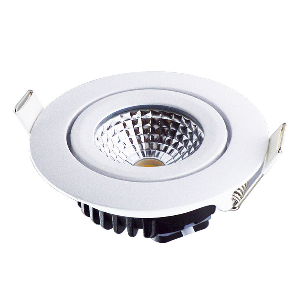 LCB LED Inbouwspot IP42 - Wit 82mm - 5W 500LM -  3000K 827 Warm Wit | Geschikt voor badkamer - Zaagmaat 75mm - Triac Dimbaar | 230v LCB LED Inbouwspot IP42 - Wit 82mm - 5W 500LM -  3000K 827 Warm Wit | Geschikt voor badkamer - Zaagmaat 75mm - Triac Dimbaar | 230v
