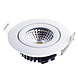 LCB LED inbouwspot wit Dimbaar - 5W vervangt 50W - Kantelbaar - 2200K warm wit licht LCB LED inbouwspot wit Dimbaar - 5W vervangt 50W - Kantelbaar - 2200K warm wit licht