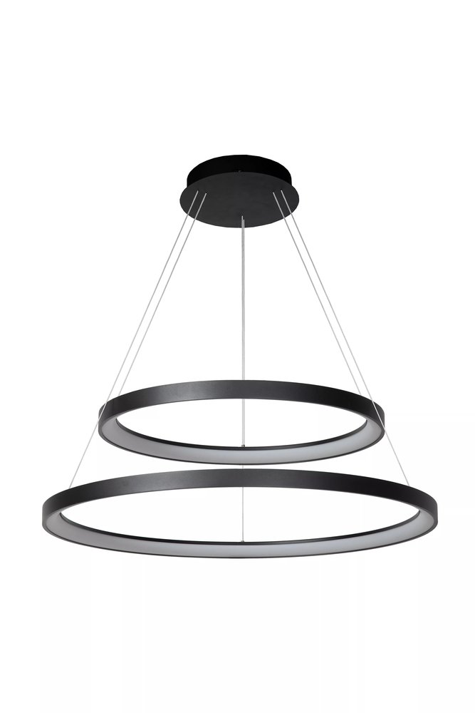Lucide Lucide VIDAL - Hanglamp - Ø 78 cm - LED Dimb. - 1x92W 2700K - Zwart Lucide Lucide VIDAL - Hanglamp - Ø 78 cm - LED Dimb. - 1x92W 2700K - Zwart