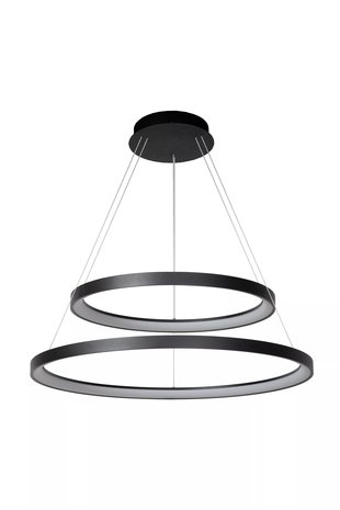 Lucide Lucide VIDAL - Hanglamp - Ø 78 cm - LED Dimb. - 1x92W 2700K - Zwart Lucide Lucide VIDAL - Hanglamp - Ø 78 cm - LED Dimb. - 1x92W 2700K - Zwart