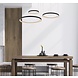 Lucide VIDAL - Hanglamp - Ø 78 cm - LED Dimb. - 1x120W 2700K - Zwart