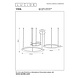 Lucide VIDAL - Hanglamp - Ø 78 cm - LED Dimb. - 1x120W 2700K - Zwart