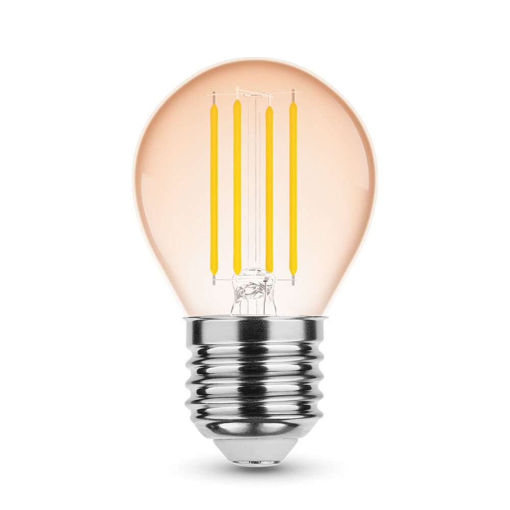 tsong LED Filament lamp - Dimbaar - E27 fitting - G45 - 4W vervangt 28W - 2200K extra warm wit licht tsong LED Filament lamp - Dimbaar - E27 fitting - G45 - 4W vervangt 28W - 2200K extra warm wit licht