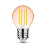 tsong LED Filament lamp - Dimbaar - E27 fitting - G45 - 4W vervangt 28W - 2200K extra warm wit licht