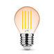 tsong LED Filament lamp - Dimbaar - E27 fitting - G45 - 4W vervangt 28W - 2200K extra warm wit licht tsong LED Filament lamp - Dimbaar - E27 fitting - G45 - 4W vervangt 28W - 2200K extra warm wit licht