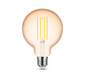 Modee OP=OP LED Filament lamp dimbaar - E27 G95 4W - 1800K extra warm wit licht Modee OP=OP LED Filament lamp dimbaar - E27 G95 4W - 1800K extra warm wit licht
