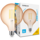 tsong LED Filament lamp dimbaar - E27 G125 4W - 2200K extra warm wit licht