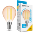 LED Filament lamp - Dimbaar - E14 fitting - G45 - 4W vervangt 28W - 1800K extra warm wit licht LED Filament lamp - Dimbaar - E14 fitting - G45 - 4W vervangt 28W - 1800K extra warm wit licht