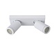 Lucide LED Plafondspot Badkamer - Dim to warm - GU10 - 2x5W - 2200K-3000K - IP44 - Wit Lucide LED Plafondspot Badkamer - Dim to warm - GU10 - 2x5W - 2200K-3000K - IP44 - Wit