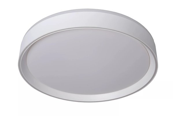 Lucide NURIA - Plafondlamp - Ø 40 cm - LED Dimb. - 1x24W 2700K - 3 StepDim - Wit
