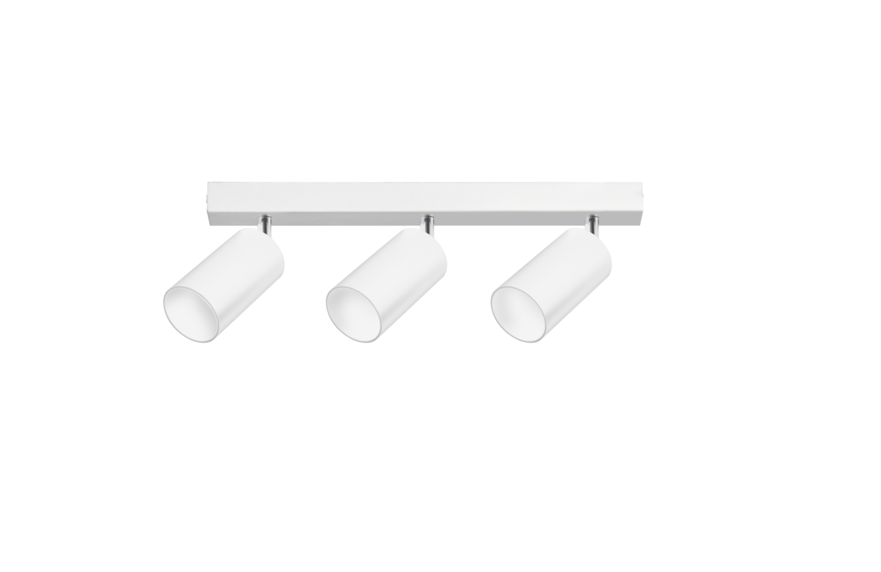 LED plafondspot wit - 3 verstelbare spots - GU10 aansluiting LED plafondspot wit - 3 verstelbare spots - GU10 aansluiting