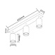 LvT VIP LED plafondspot wit - 3 verstelbare spots - GU10 aansluiting LvT VIP LED plafondspot wit - 3 verstelbare spots - GU10 aansluiting