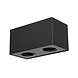 Aigostar LED Plafondspot - 2xGU10 fitting - Excl. lichtbron - Zwart Aigostar LED Plafondspot - 2xGU10 fitting - Excl. lichtbron - Zwart