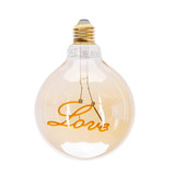 Aigostar LED Filament lamp LOVE - E27 fitting - 4W vervangt 25W - 1800K extra warm wit licht Aigostar LED Filament lamp LOVE - E27 fitting - 4W vervangt 25W - 1800K extra warm wit licht