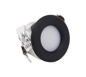 LCB LED Inbouwspot IP44 - Mini 37MM  - Zwart - 1,5W  195LM - 827 Warm Wit | Zaagmaat 28mm - Triac Dimbaar | 230v LCB LED Inbouwspot IP44 - Mini 37MM  - Zwart - 1,5W  195LM - 827 Warm Wit | Zaagmaat 28mm - Triac Dimbaar | 230v