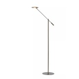 Lucide ANSELMO - Leeslamp - Ø 25 cm - LED Dimb. - 1x9W 3000K - Mat chroom