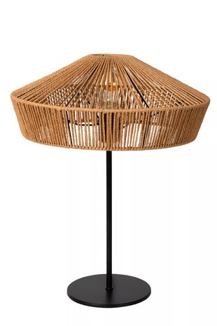 Lucide YUNKAI - Tafellamp - Ø 40 cm - 1xE27 - Licht hout Lucide YUNKAI - Tafellamp - Ø 40 cm - 1xE27 - Licht hout