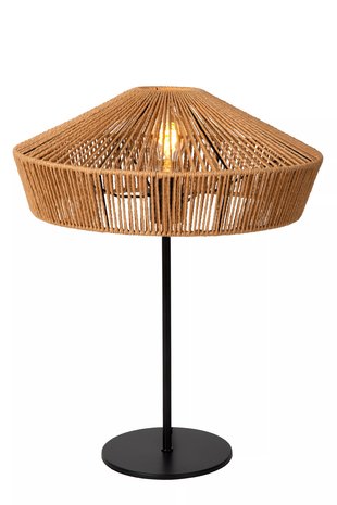 Lucide YUNKAI - Tafellamp - Ø 40 cm - 1xE27 - Licht hout Lucide YUNKAI - Tafellamp - Ø 40 cm - 1xE27 - Licht hout